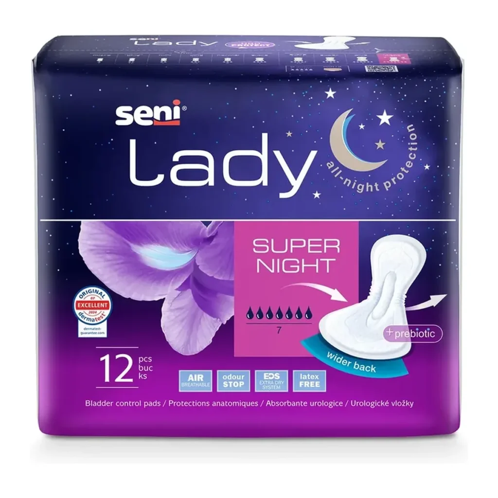 Absorbante urologice Seni Lady Super Night, 12 buc