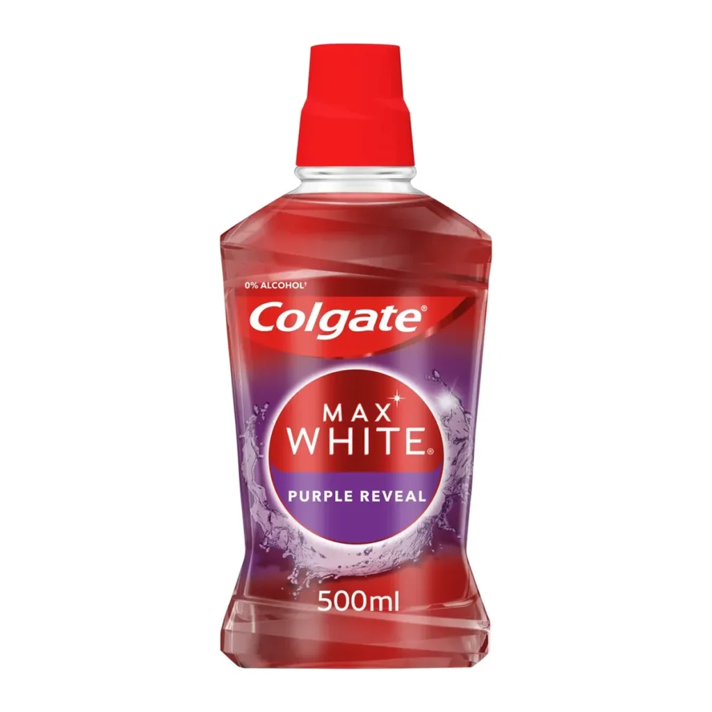 Apă de gură Colgate Max White Purple Reveal, 500 ml