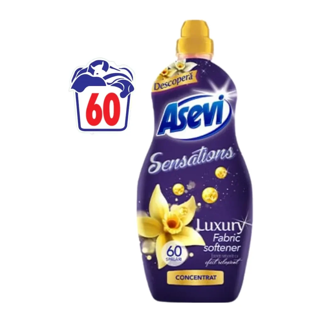 Balsam de rufe Asevi Luxury Sensations, 60 spălări, 1.44 L
