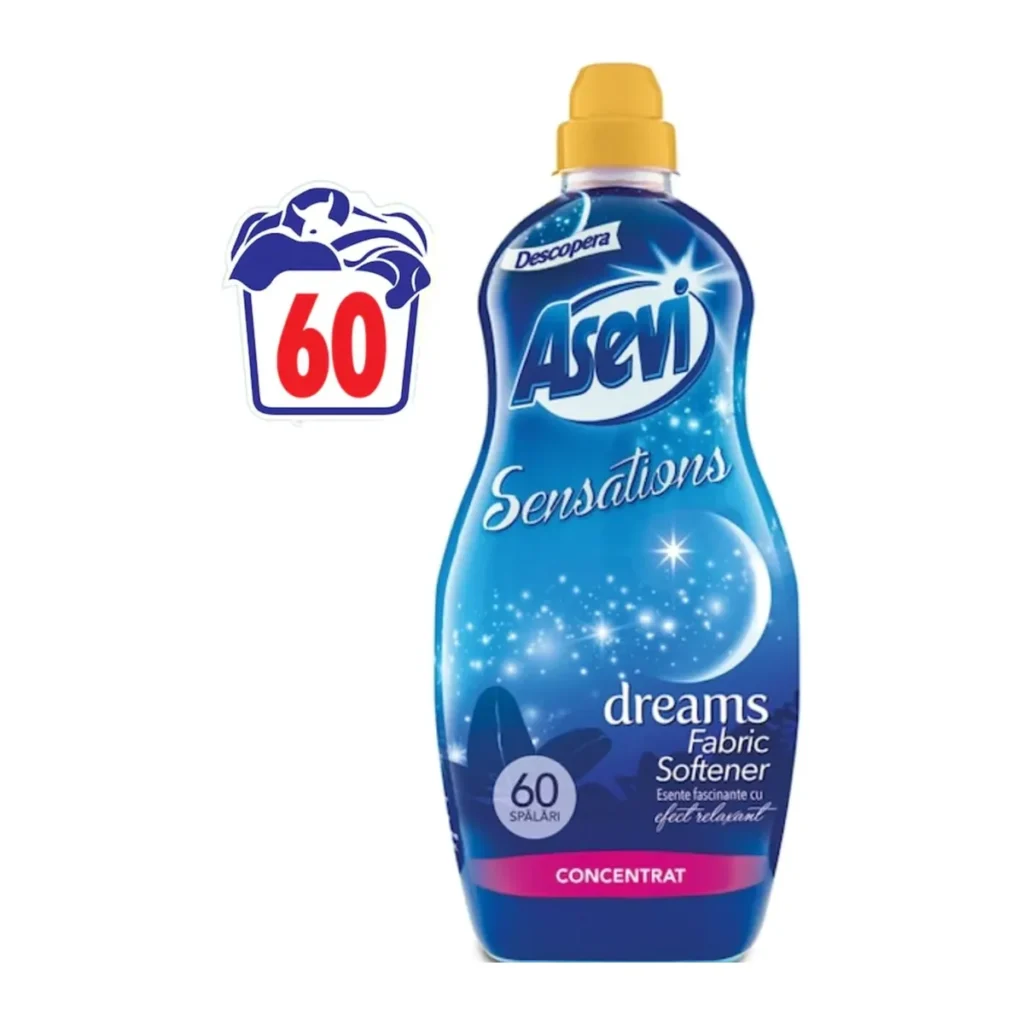 Balsam de rufe Asevi Sensations Dreams, 60 spălări, 1.44 L