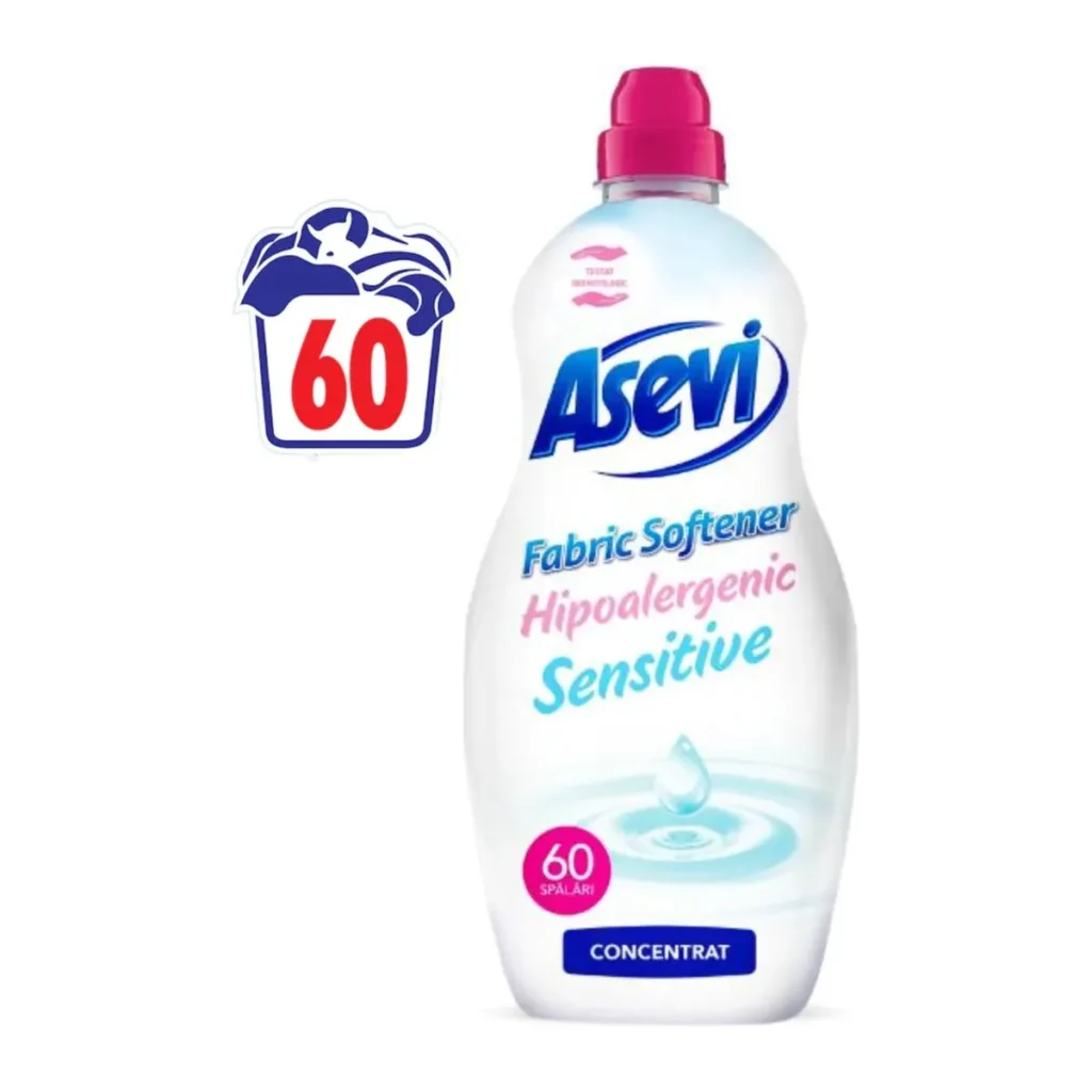 Balsam de rufe Asevi Sensitif, 60 spălări, 1.5 L