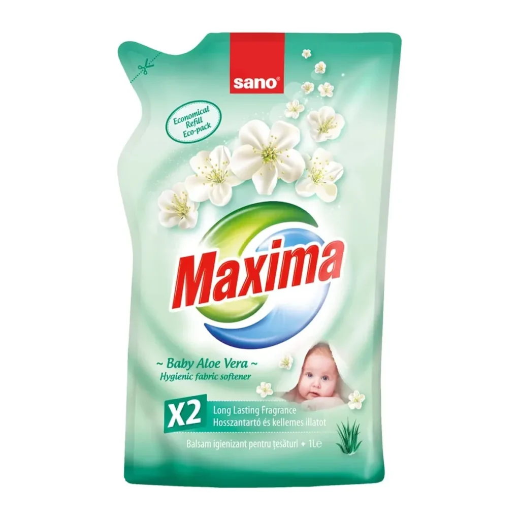 Balsam de rufe Sano Baby Aloe Vera Refill, 1 L