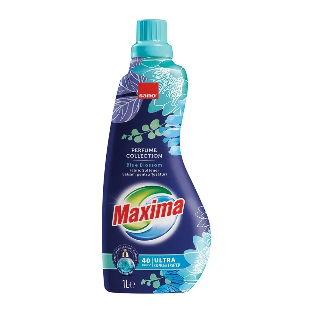 Balsam de rufe Sano Ultra Concentrat Blue Blossom, 40 spălări, 1 L
