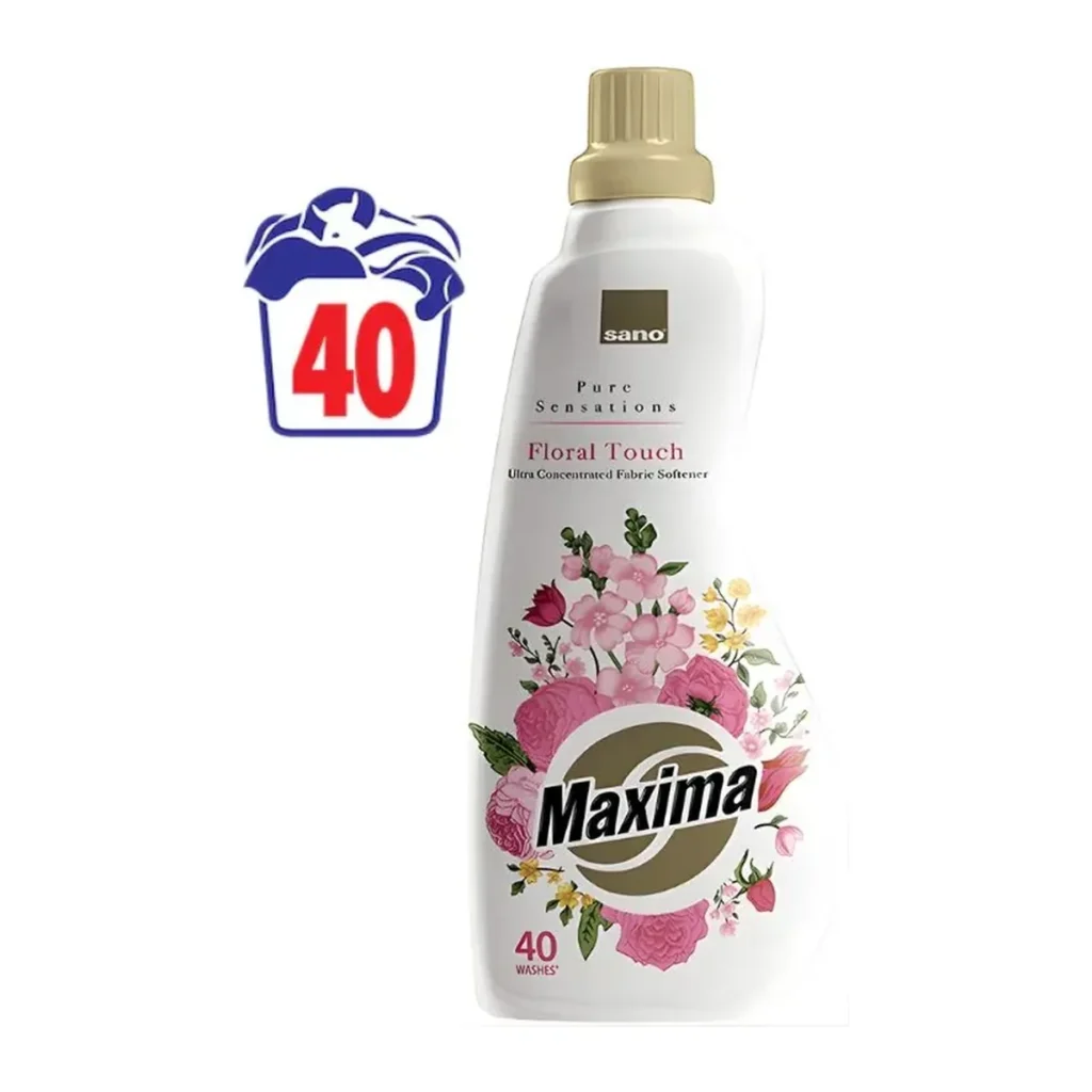 Balsam de rufe Sano Ultra Concentrat Floral Touch, 40 spălări, 1 L