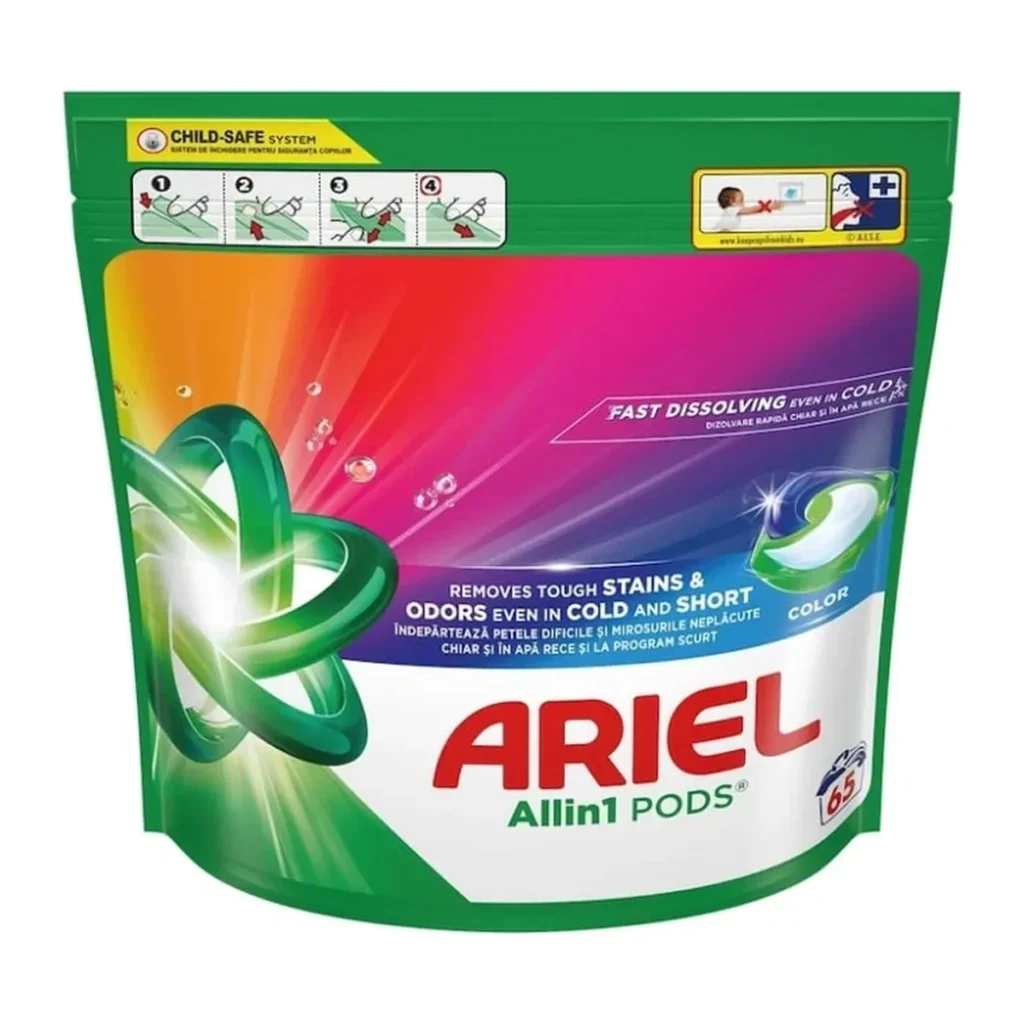 Capsule detergent Ariel Color, 65 spălări