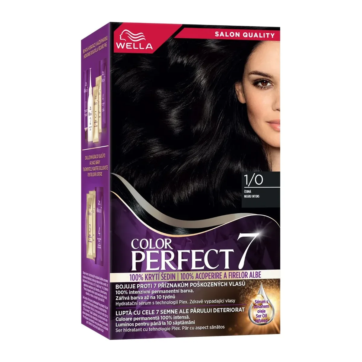 Vopsea de păr Palette Color Perfect 1 Negru Intens