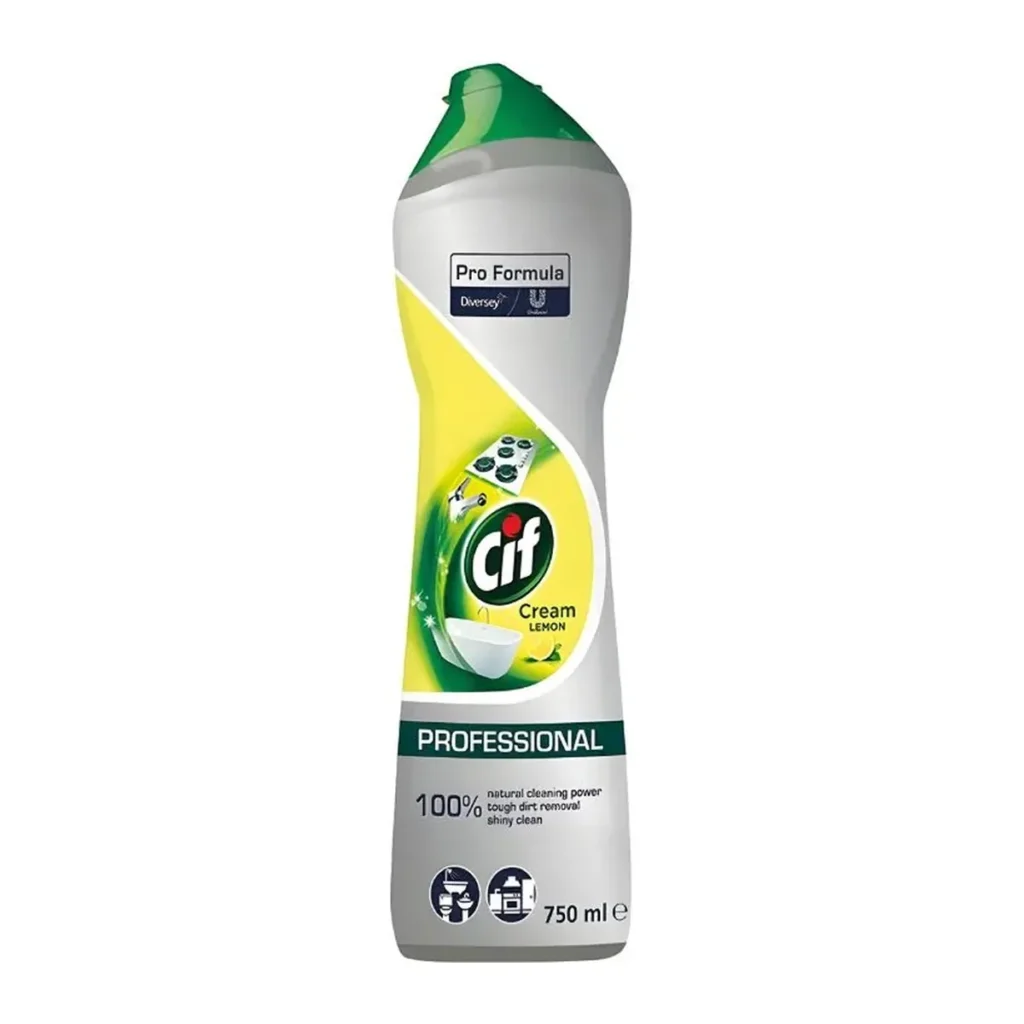 Cremă de curățat Cif Professional Lemon, 750 ml