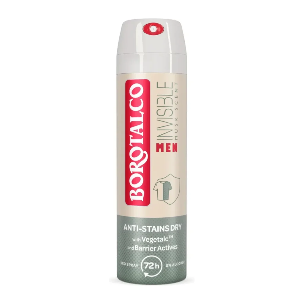 Deodorant spray Borotalco Men Invisible, 150 ml