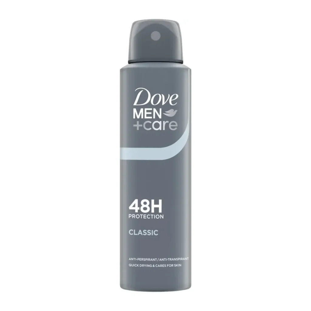 Deodorant spray Dove Men Classic, 150 ml