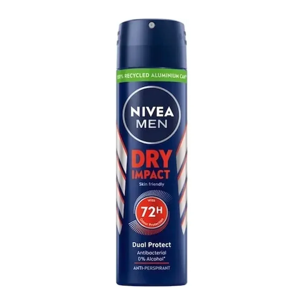 Deodorant spray Nivea Men Dry Impact, 250 ml