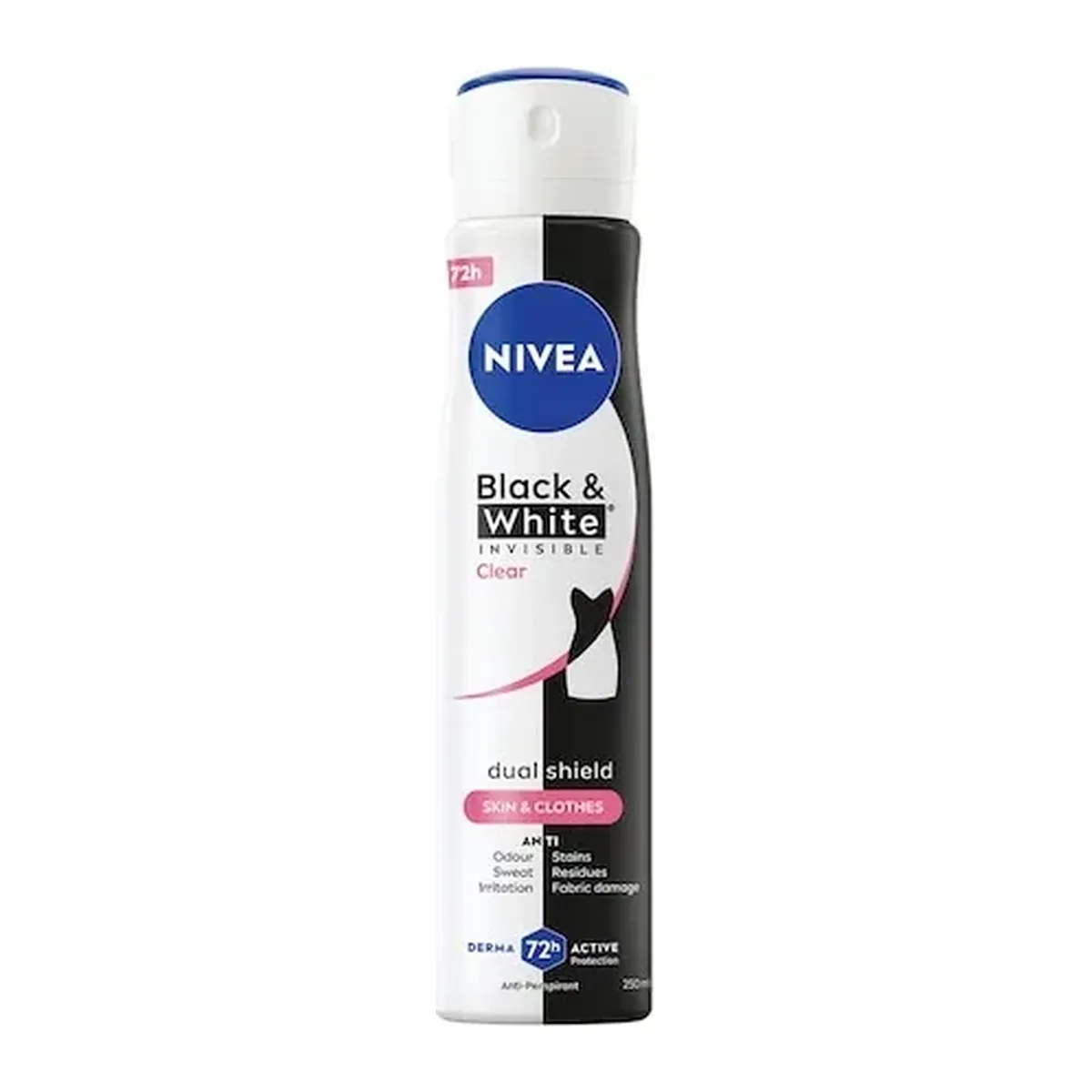 Deodorant spray Nivea Women Invisible Black & White Clear