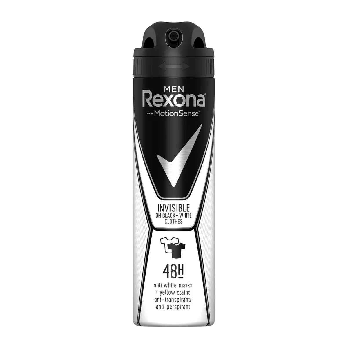 Deodorant spray Rexona Men Invisible Black & White