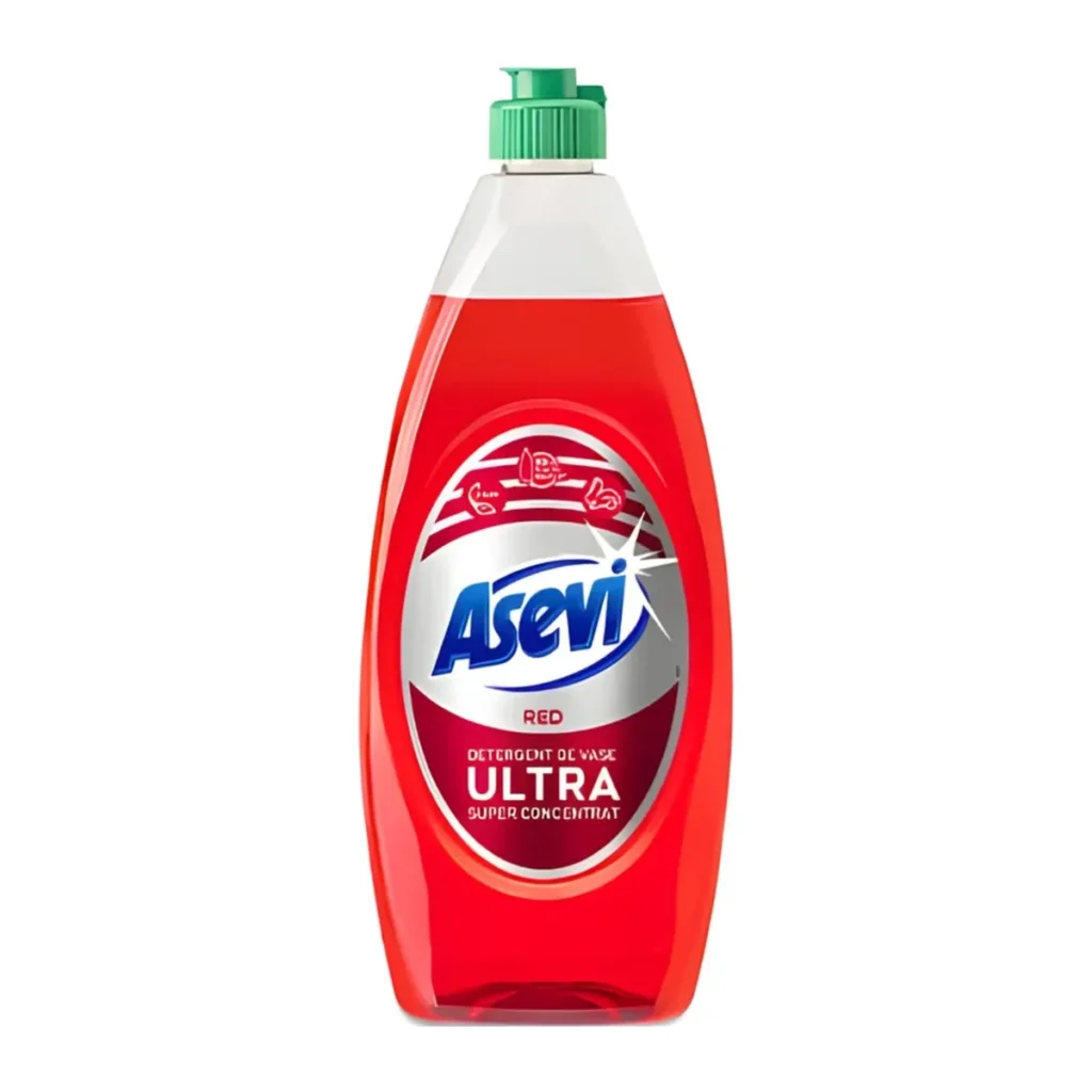 Detergent de vase Asevi Ultra Red, 650 ml