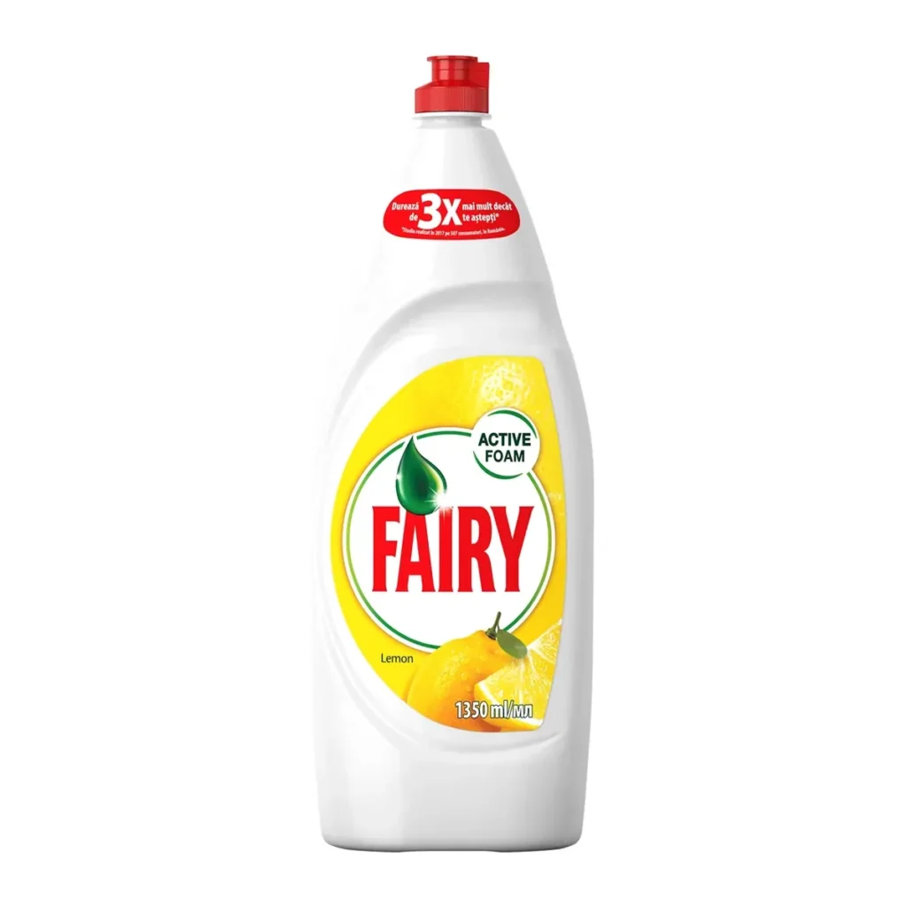 Detergent de vase Fairy Lemon, 1.35 L