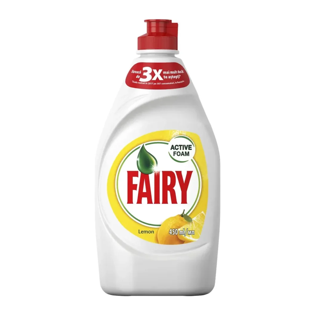 Detergent de vase Fairy Lemon, 450 ml