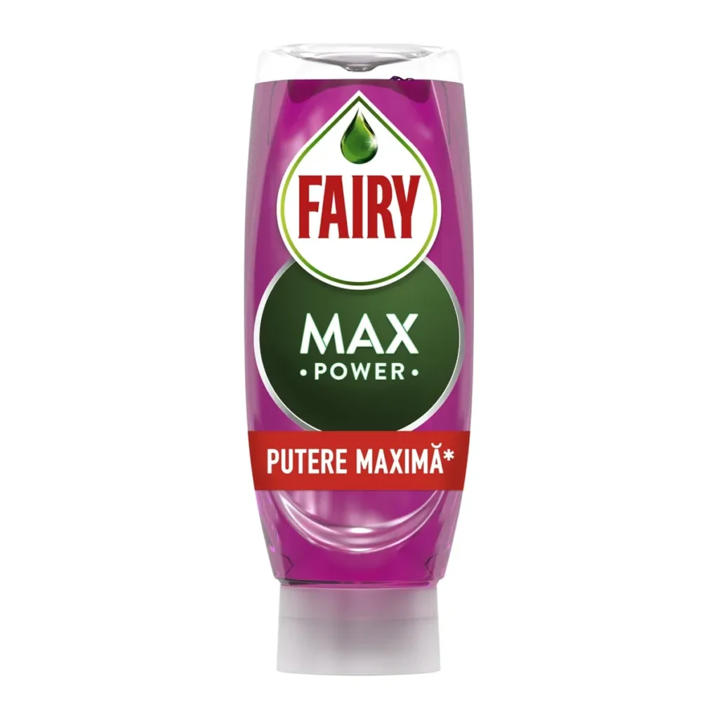 Detergent de vase Fairy Max Power Cherry Blossom, 730 ml