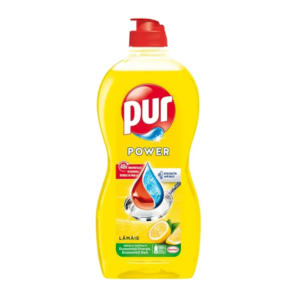 Detergent de vase Pur Duo Power Lemon, 450 ml