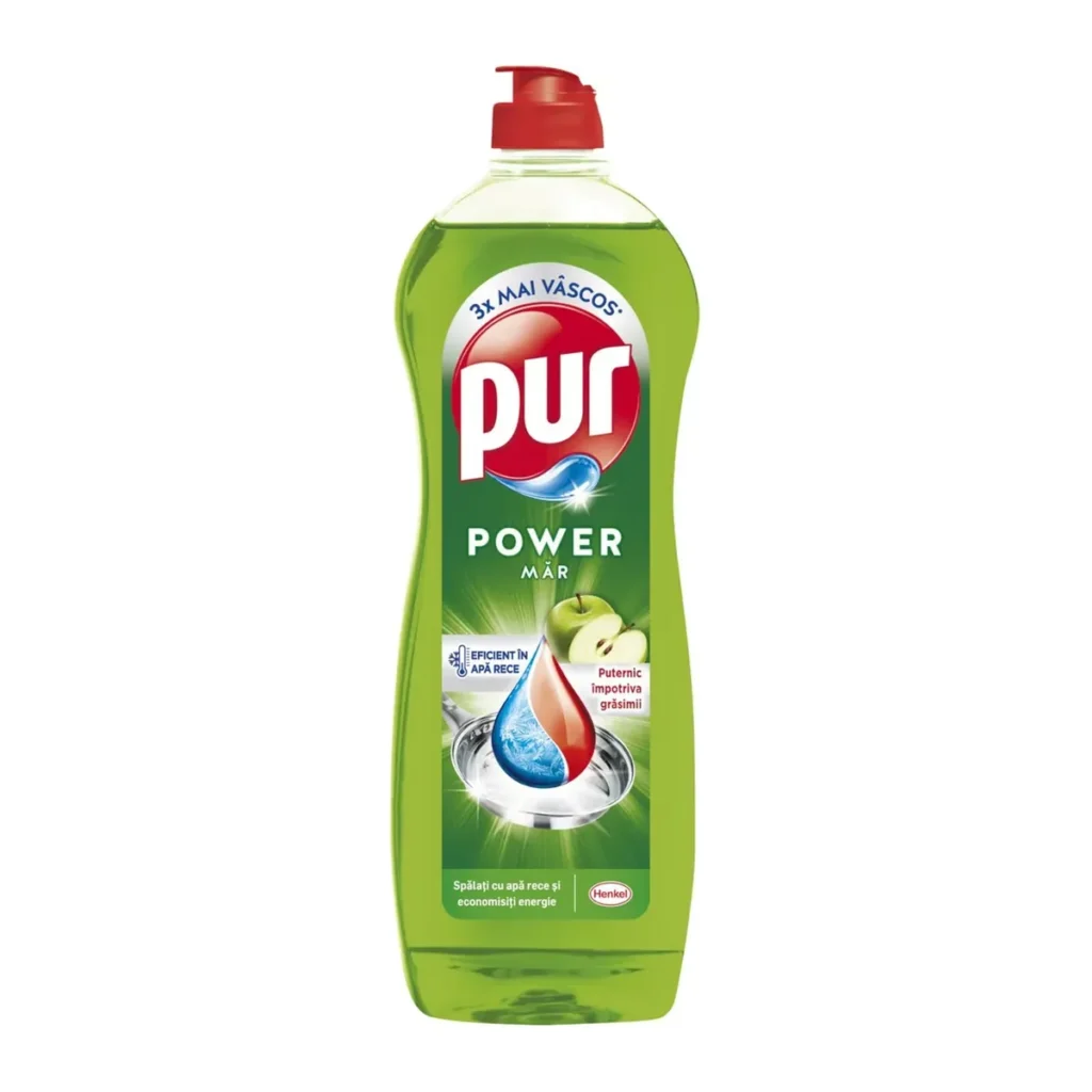 Detergent de vase Pur Power Apple, 750 ml