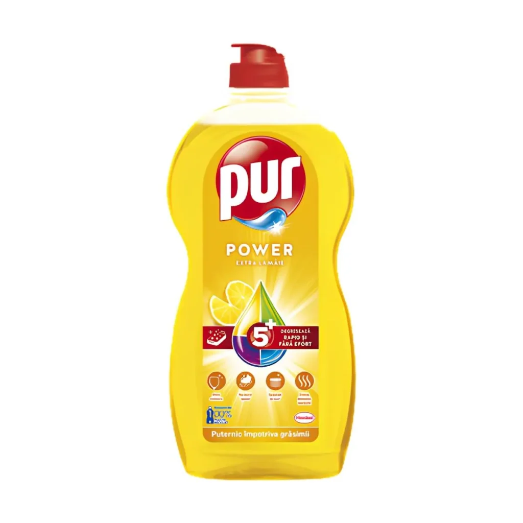Detergent de vase Pur Power Lemon, 750 ml