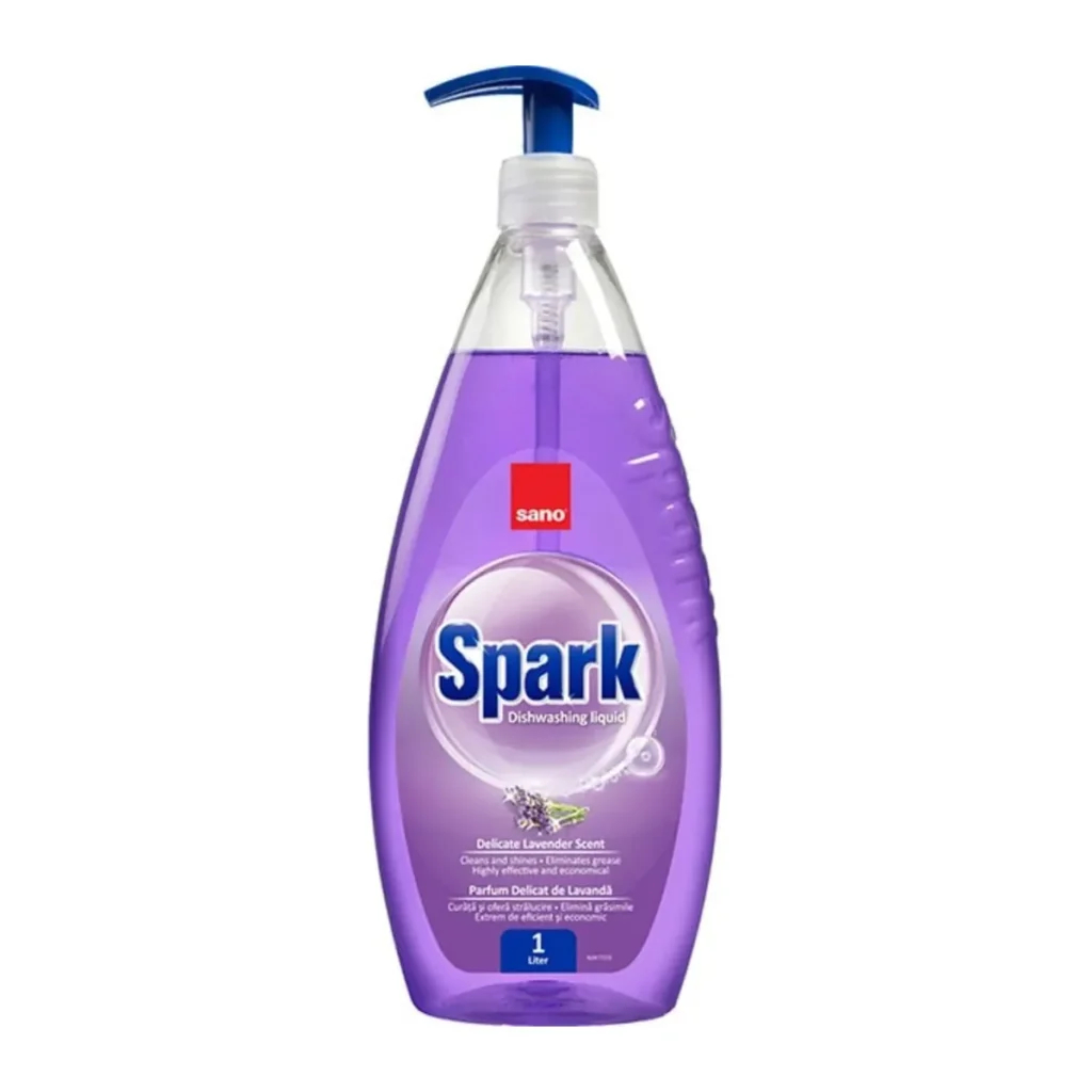 Detergent de vase Sano Spark Lavandă, 1 L