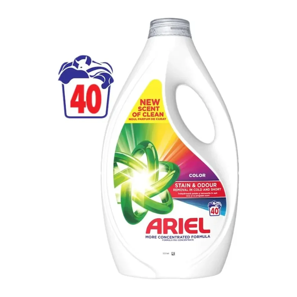 Detergent lichid Ariel Color, 40 spălări, 1.8 L