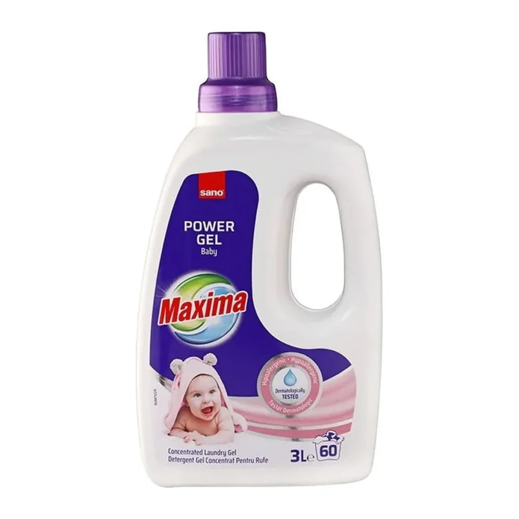 Detergent lichid Sano Maxima Power Gel Baby, 60 spălări
