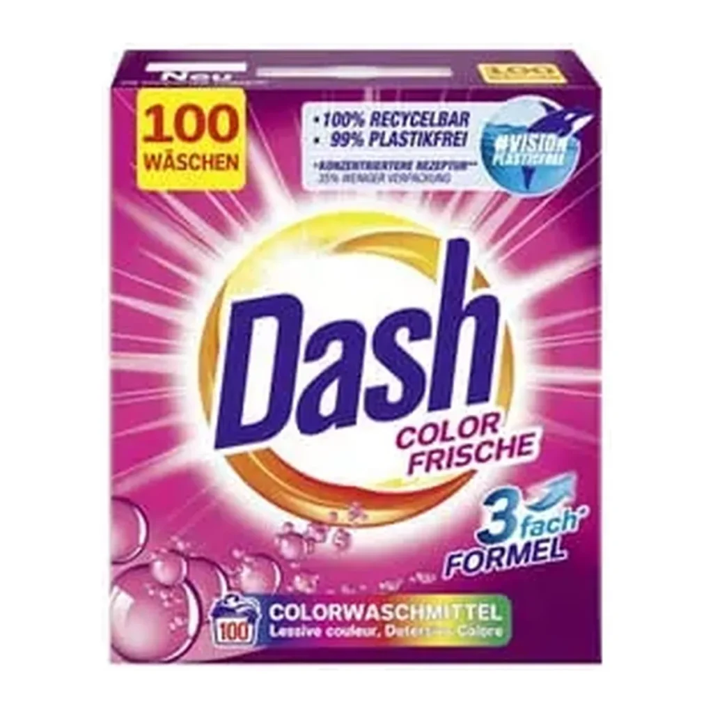 Detergent pudră Dash Color Frische, 100 spălări