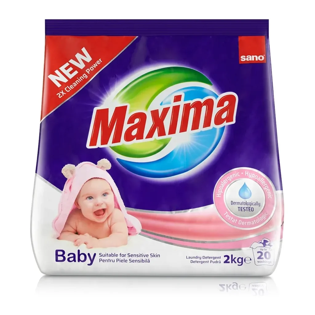 Detergent pudră Sano Maxima Baby, 20 spălări