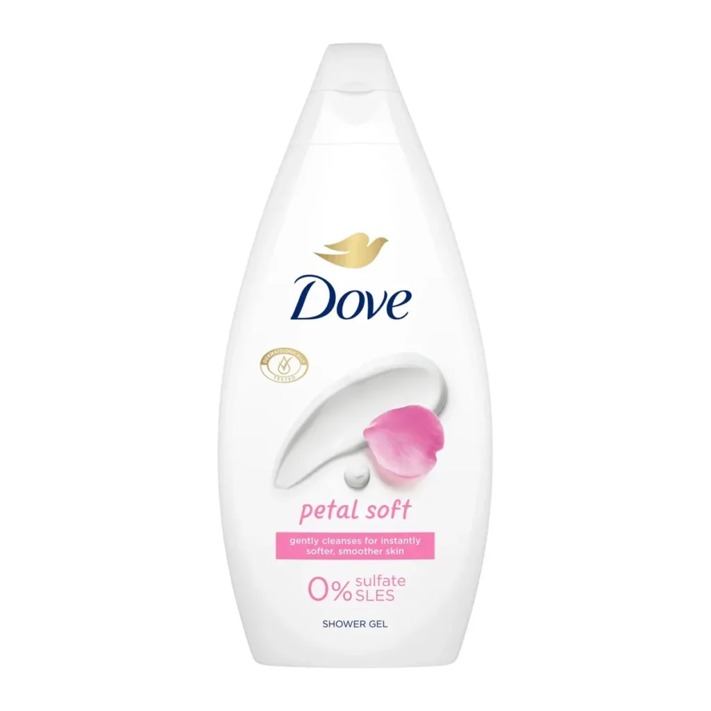 Gel de duș Dove Women Petal Soft, 450 ml