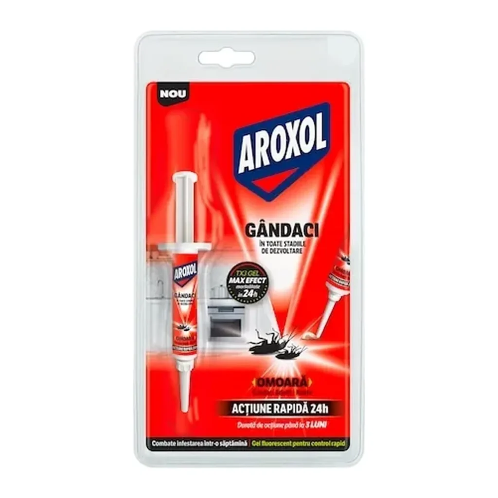 Gel insecticid Aroxol TX3 împotriva gândacilor, 5 g