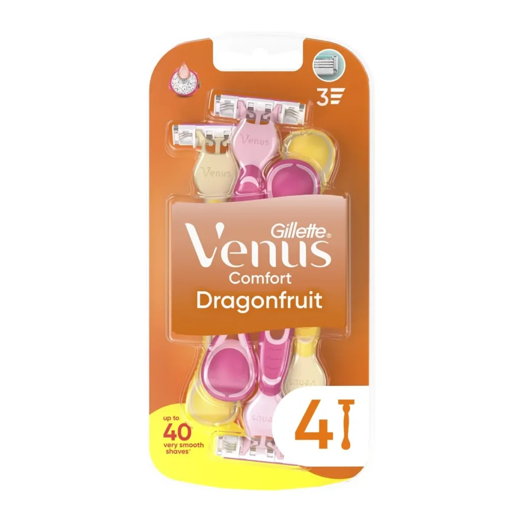 Aparate de ras Gillette Venus Dragonfruit 3, 4 buc