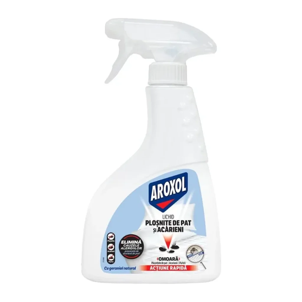 Insecticid Aroxol Lichid Ploșnițe Pat și Acarieni, 300 ml