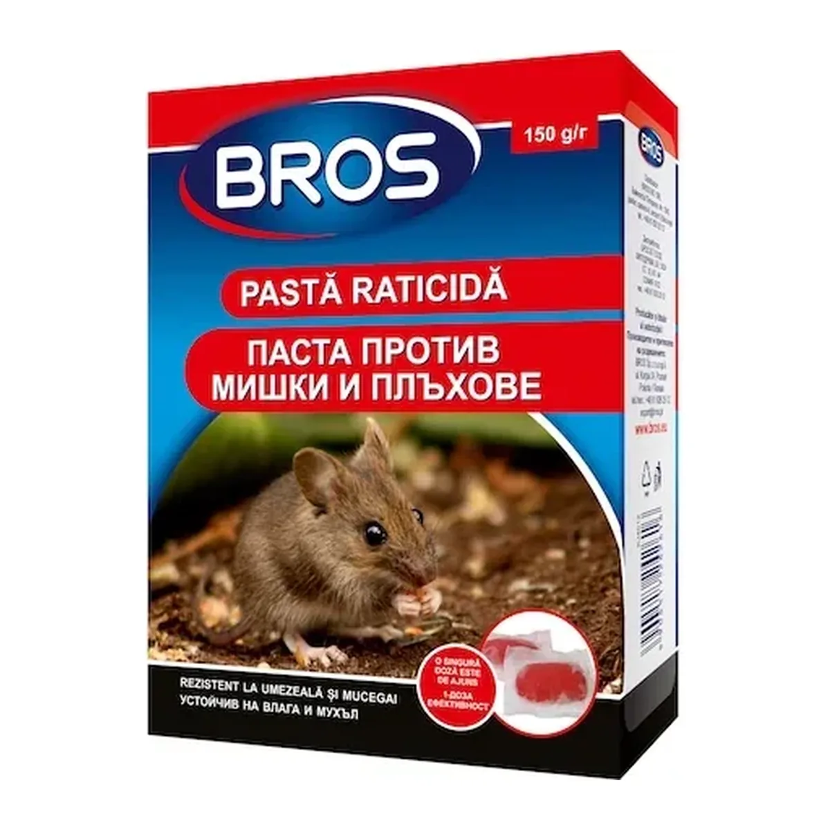 Insecticid Bros 1639 Momeala Pastă Raticida