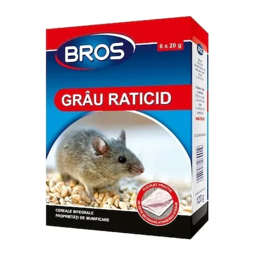 Insecticid Bros 1732 Grâu Șoareci, 120 g
