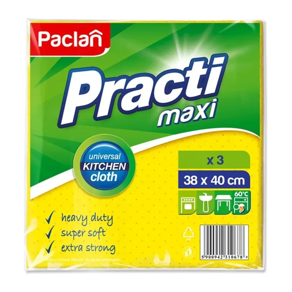 Lavete Paclan Universal Uscate, 38 x 40 cm, 3 buc