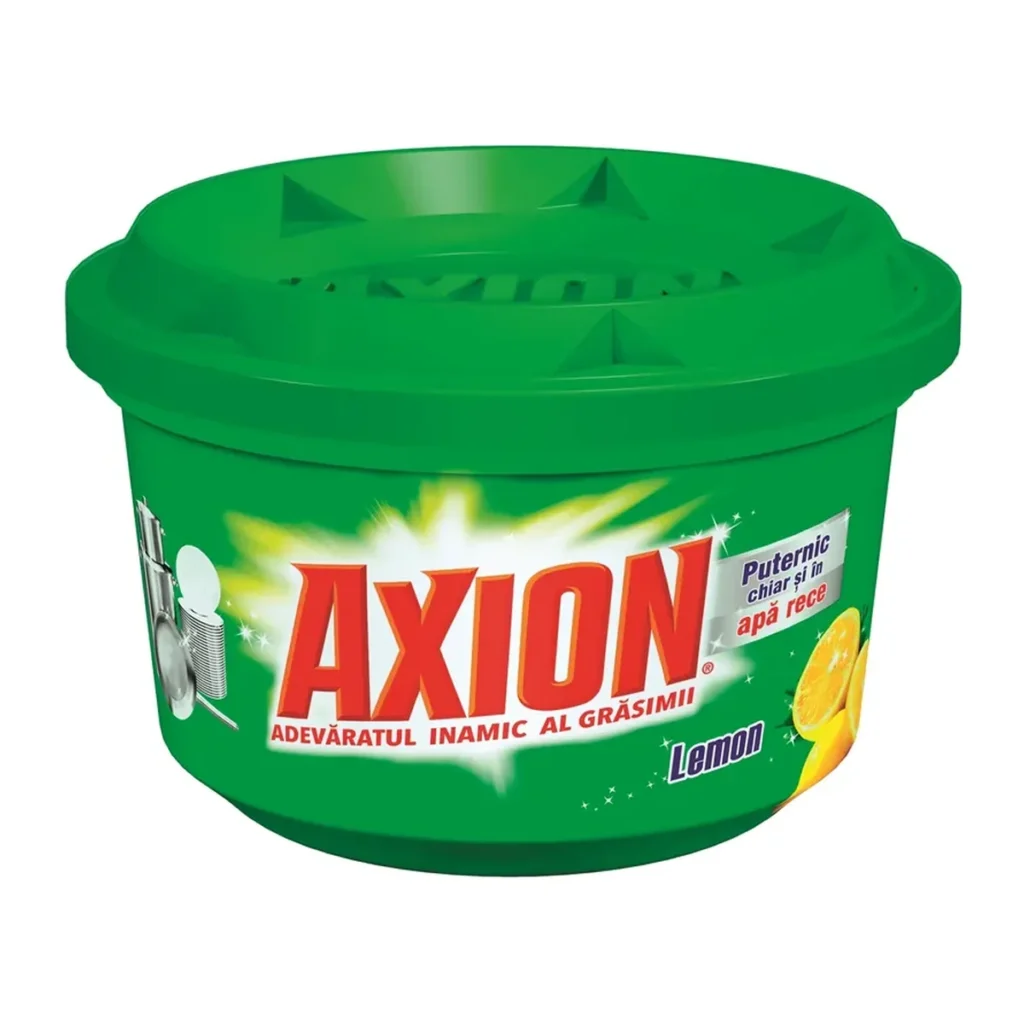 Pastă de vase Axion Lemon, 400 g