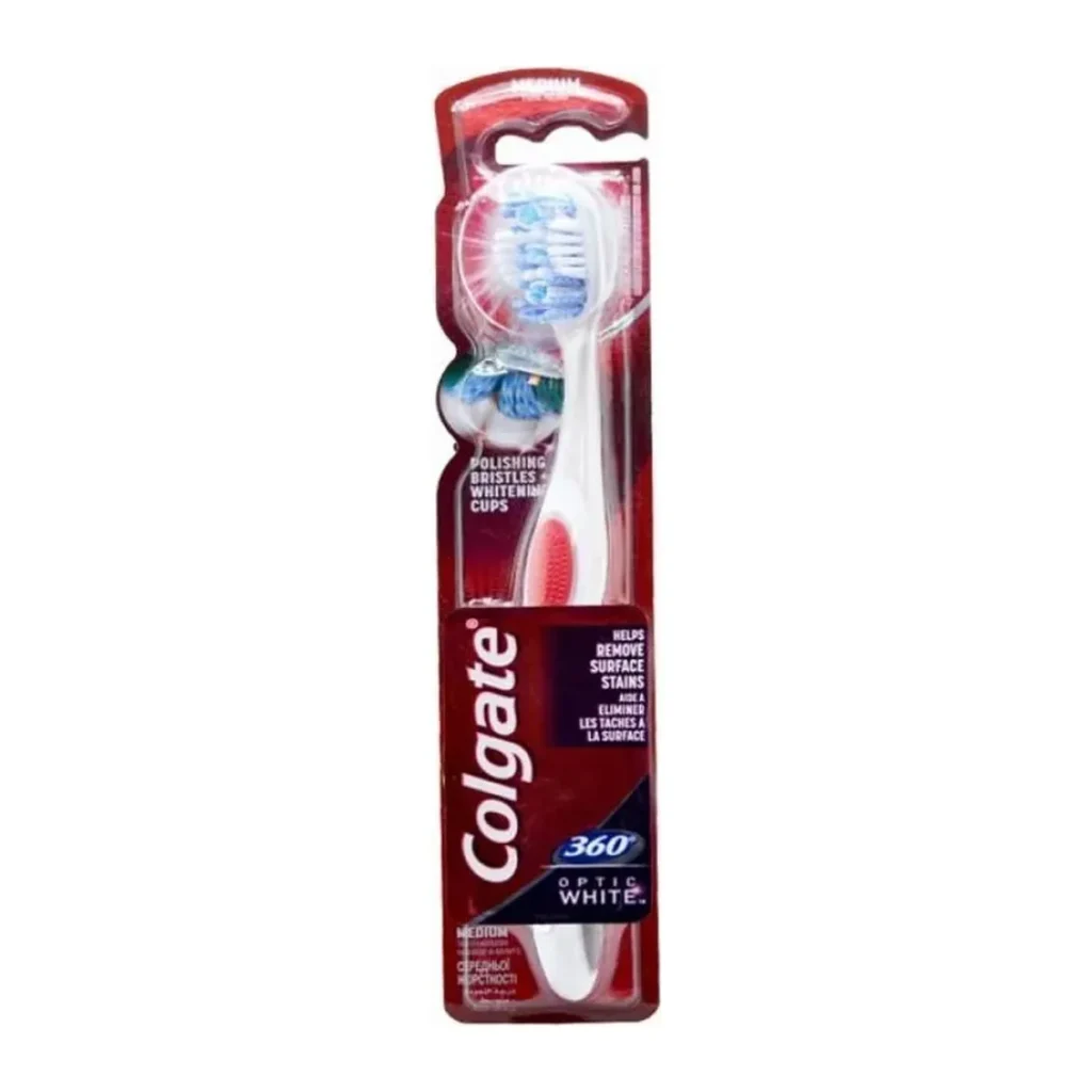 Periuță de dinți Colgate 360 Optic White Medium