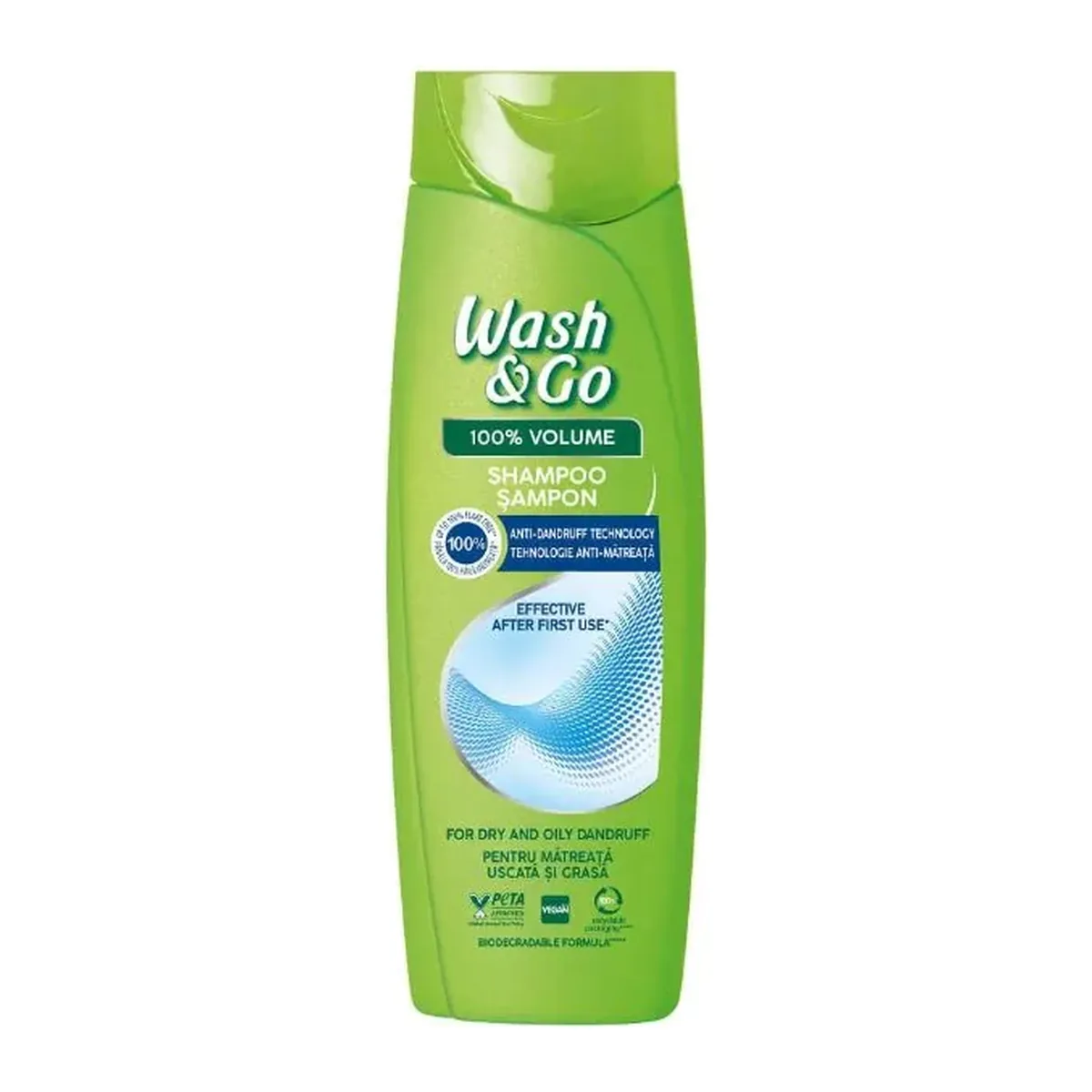 Șampon Wash & Go Antimătreață
