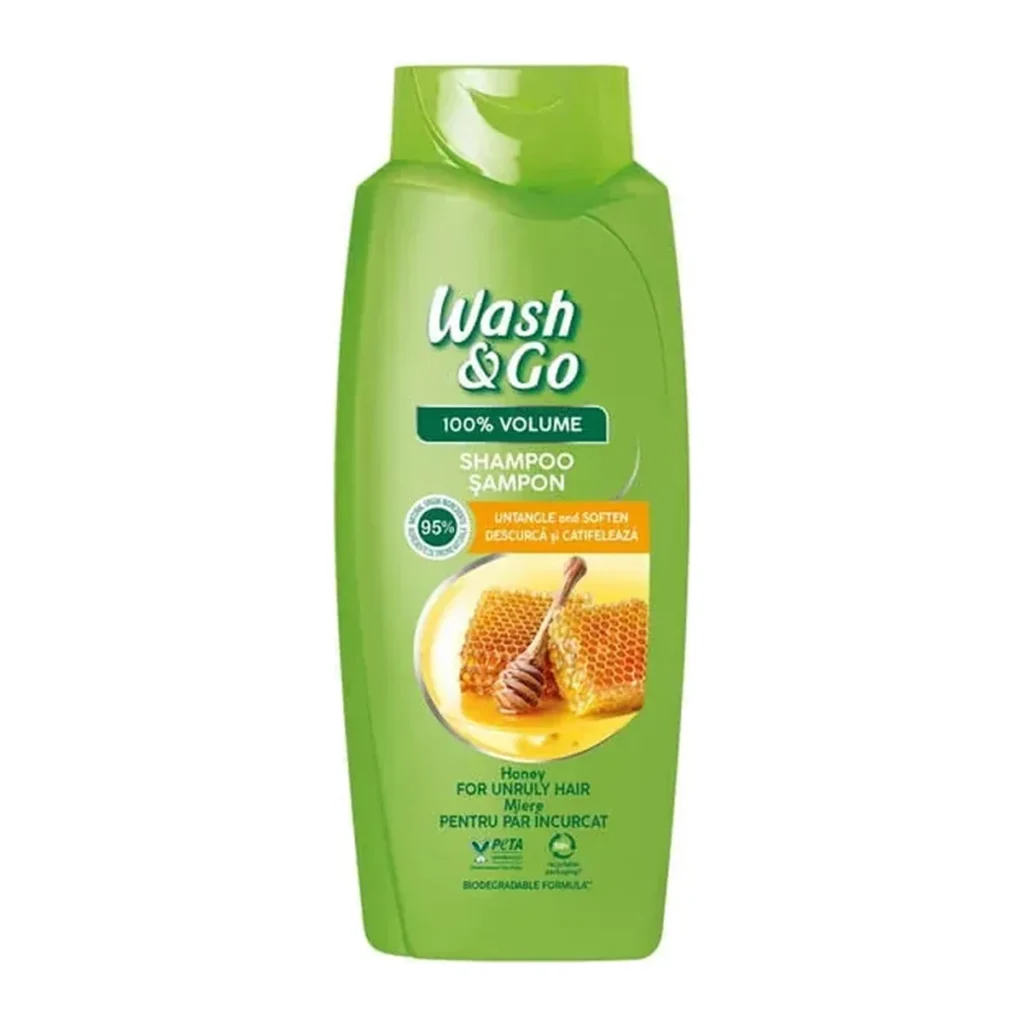 Șampon Wash & Go Miere, 675 ml