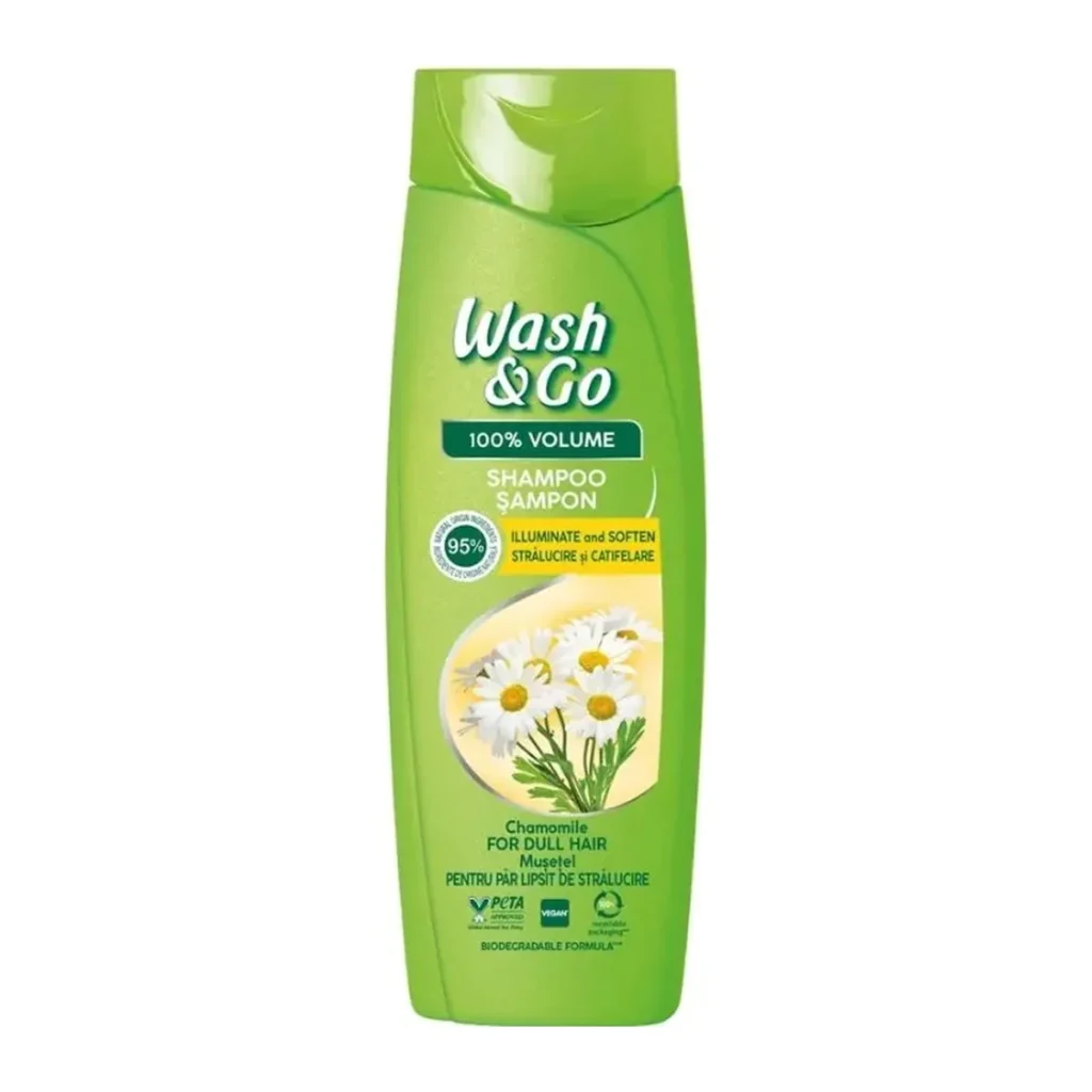 Șampon Wash & Go Mușețel, 360 ml