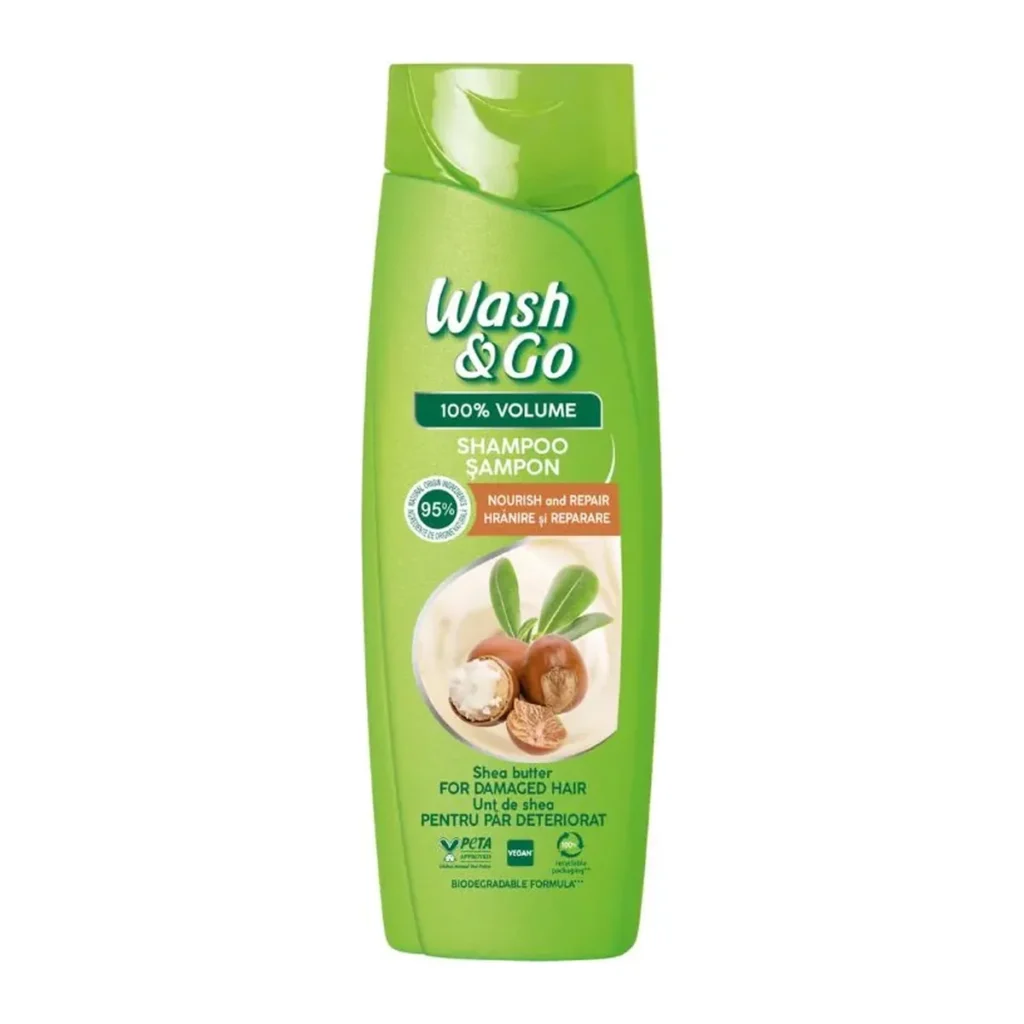 Șampon Wash & Go Shea Butter, 360 ml