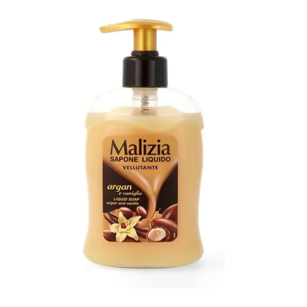 Săpun lichid Malizia Argan Nutritiv, 300 ml