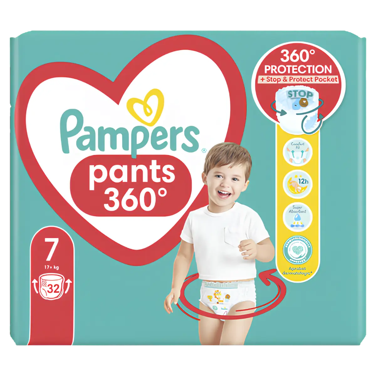 Scutece chilotel Pampers Pants nr.7 (15+ kg)