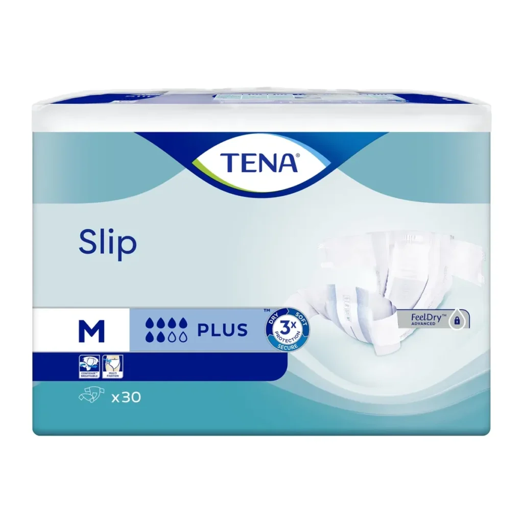 Scutece Tena Slip Plus Medium, 30 buc