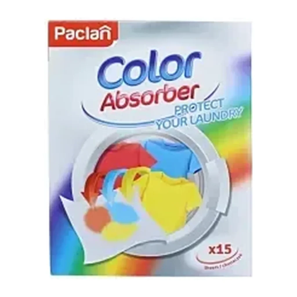 Șervețele Paclan Color Protect (anti-transfer culoare), 15 buc