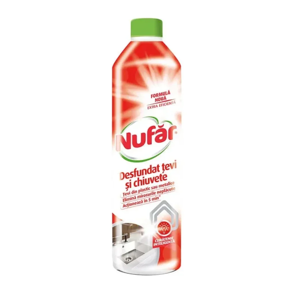 Soluție desfundat țevi Nufăr, 1 L