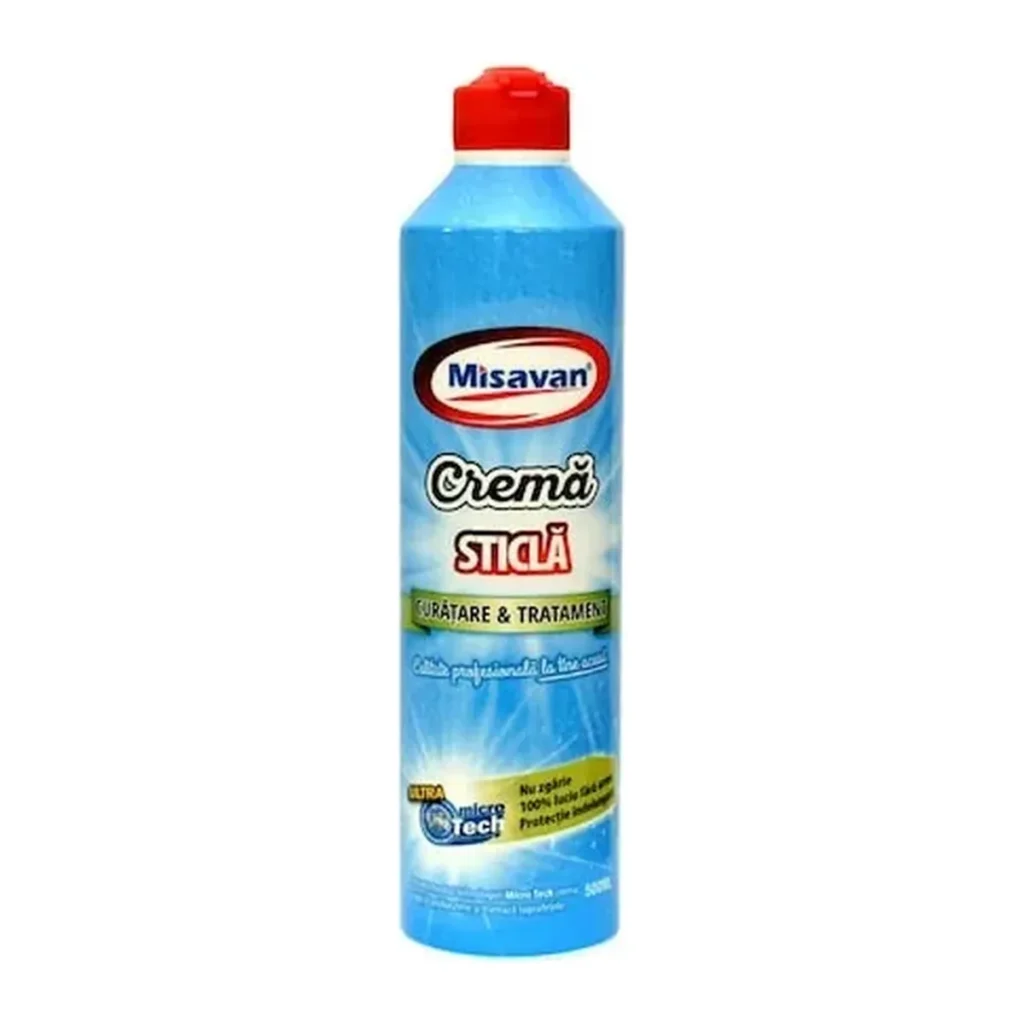 Soluție pentru geamuri Misavan Crema Tratament Sticla, 500 ml
