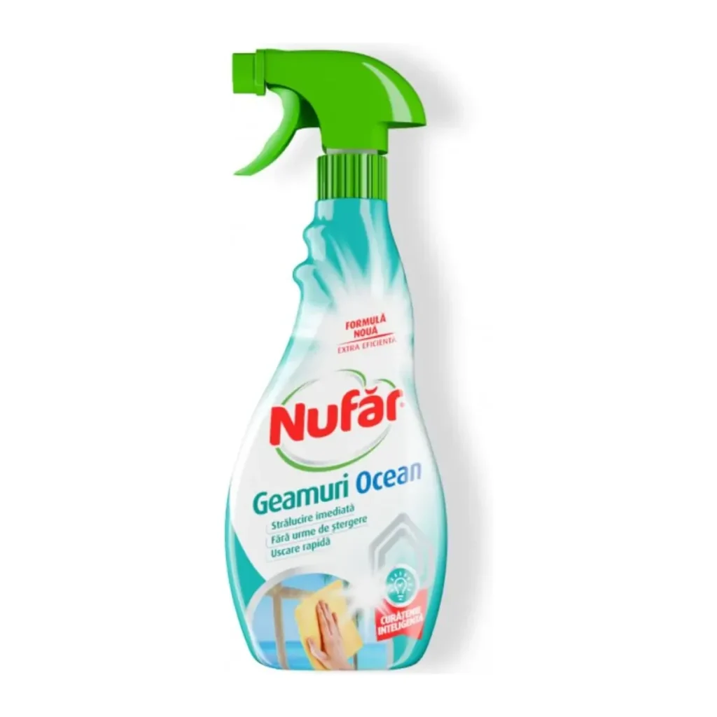 Soluție pentru geamuri Nufăr Ocean, 500 ml