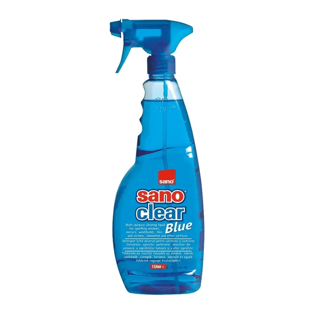 Soluție pentru geamuri Sano Clear Blue Trigger, 1 L