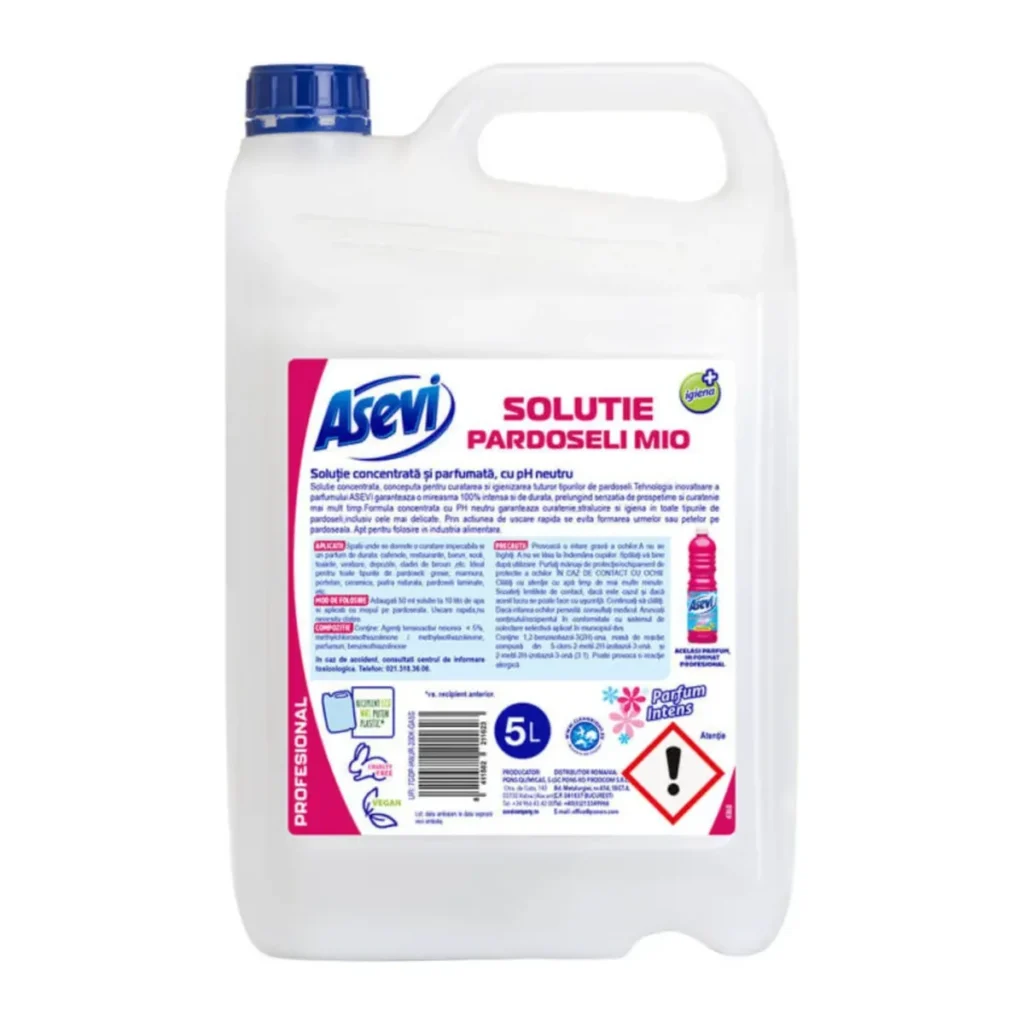 Soluție pentru pardoseli Asevi Mio, 5 L